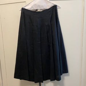 Midi, 100% black, linen skirt. EUC!